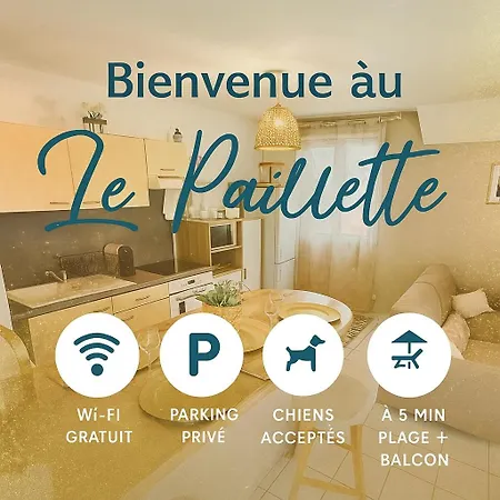 Le Paillette T2 400 M De La Apartment