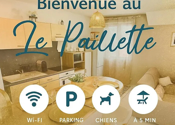 Le Paillette T2 400 M De La Appartement
